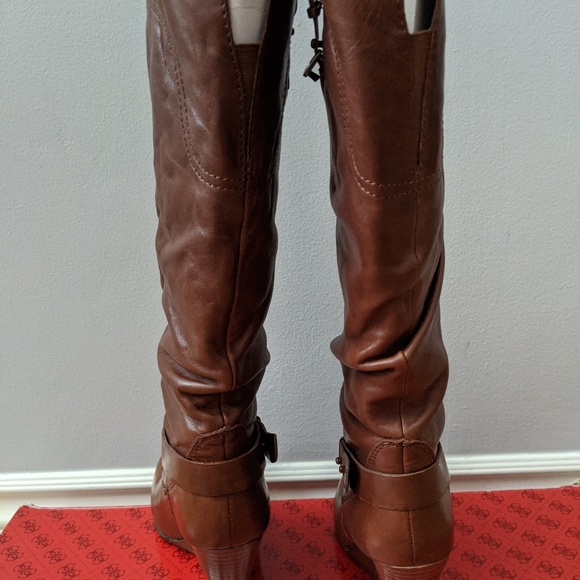 Brown wedge guess boots - Picture 5 of 5